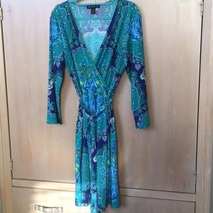 INC DRESS faux wrap